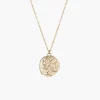 Athena Greek Coin Necklace