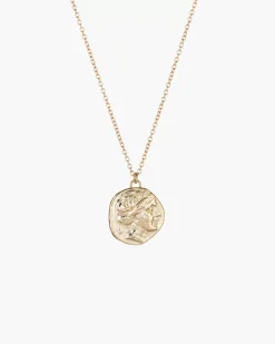 Athena Greek Coin Necklace
