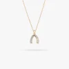 Baguette Wishbone Necklace