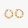Chain Hoop Earrings