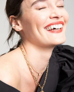 Diamond Puffy Heart Necklace