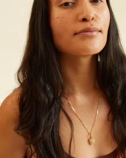 Encrusted Pearl Heart Charm