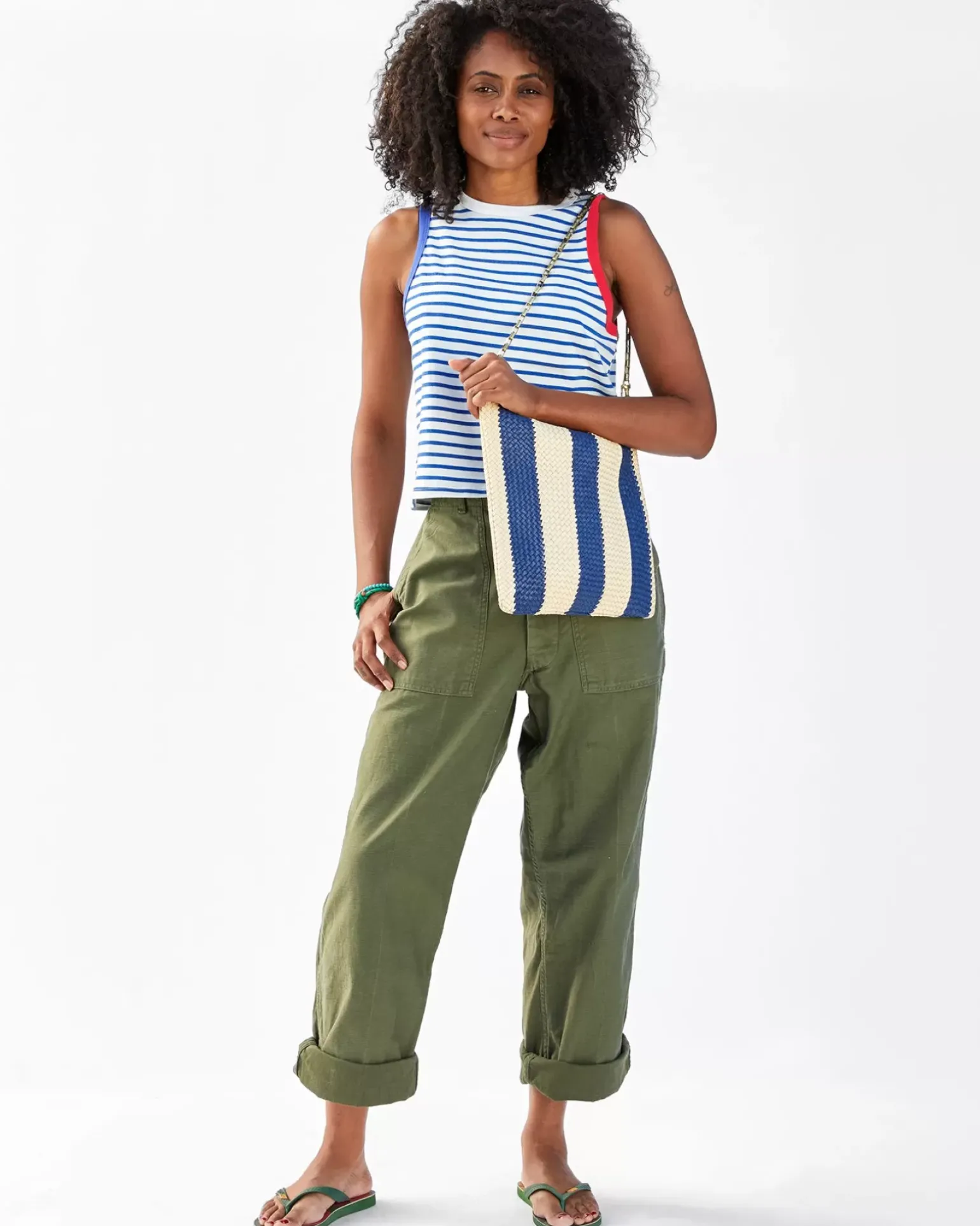 Foldover Clutch W/ Tabs