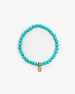 Stone Beaded Stretch Bracelet